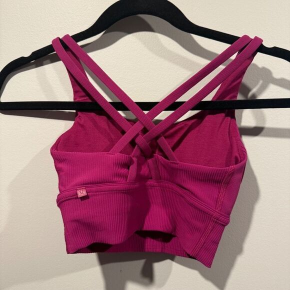 Lululemon Energy Longline Bra Ribbed Luxtreme - size 2 - Picture 3 of 4